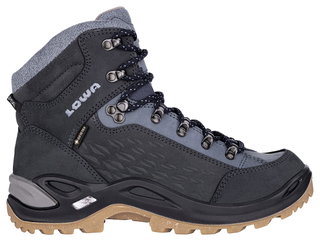 Lowa Wanderschuhe Renegade Warm Mid GTX (Winter-All-Terrain, wasserdicht) navyblau/eisblau Damen