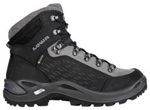 Lowa Wanderschuhe Renegade Warm Mid GTX (Winter-All-Terrain, wasserdicht) schwarz/grau Damen