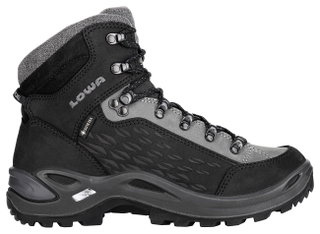 Lowa Buty trekkingowe Renegade Warm Mid GTX (Zimowe, wielofunkcyjne, wodoodporne) czarne/szare Damskie
