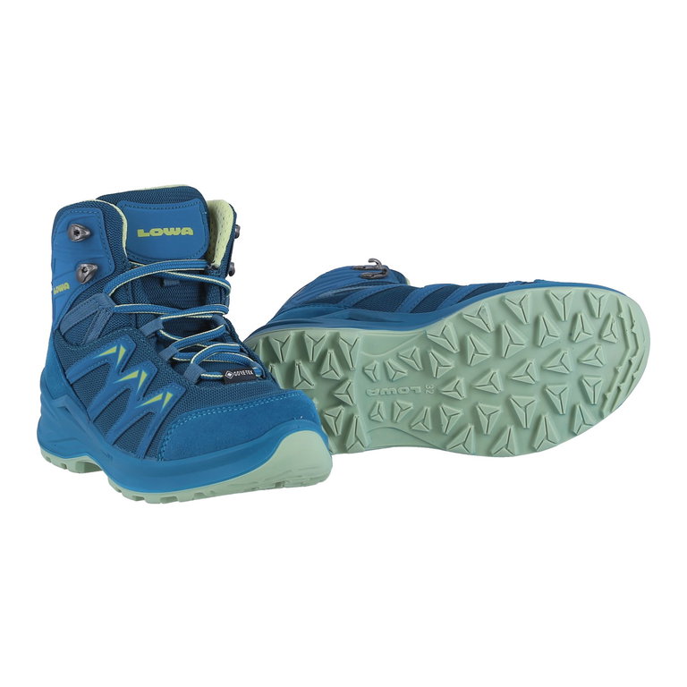 Lowa Buty turystyczne Innox Pro MID GTX Junior (Syntetyk/Tekstylia, wodoodporne) turkusowy/miętowy dla małych dzieci