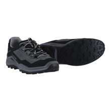 Lowa buty trekkingowe Wandax LO GTX (skóra zamszowa/syntetyk, wodoodporne) czarne/szare dziecięce