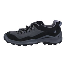 Lowa buty trekkingowe Wandax LO GTX (skóra zamszowa/syntetyk, wodoodporne) czarne/szare dziecięce