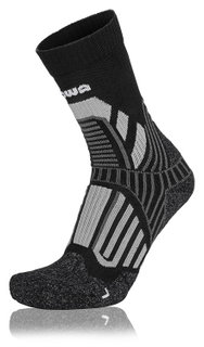 Lowa Wandersocke Crew Mountaineering (Polyester/Polyamid) schwarz/grau - 1 Paar