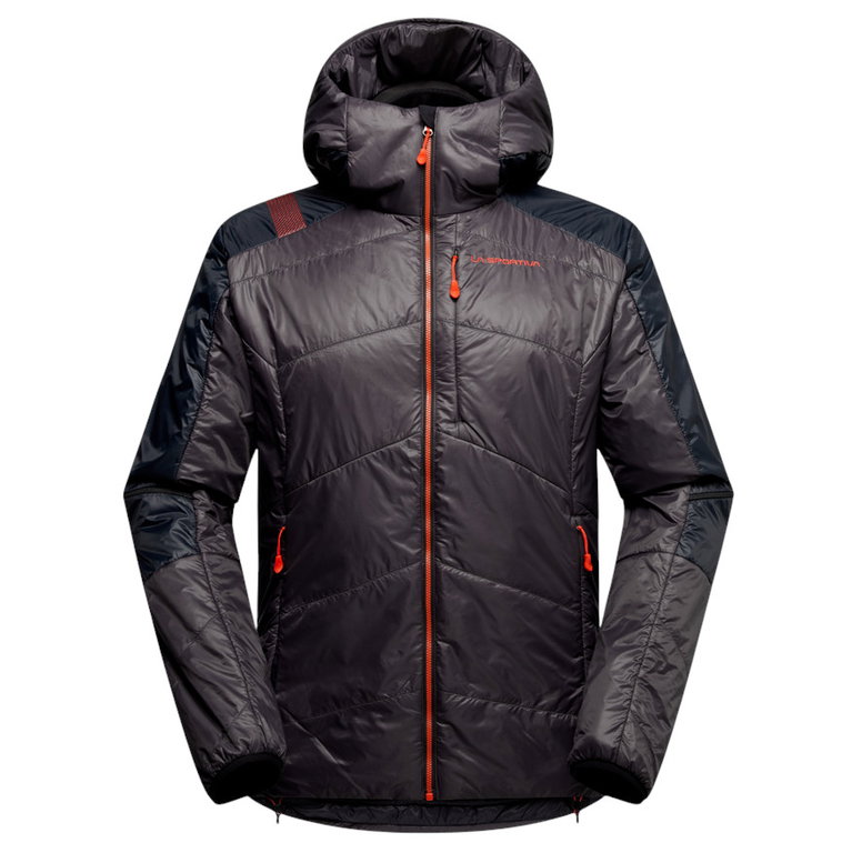 La Sportiva Winterjacke Alpine Guide Primaloft Hoody (Primaloft®Gold, warm) carbongrau Herren
