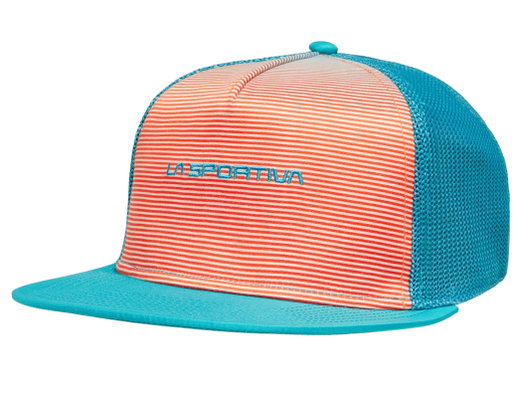 La Sportiva Basecap Fade Trucker blau/rot