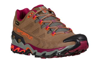 La Sportiva Trail Hiking Shoes Ultra Raptor II Leather GTX (Nubuck leather, waterproof) brown/plum Women