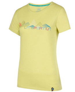 La Sportiva Wander-/Leisure Shirt Peaks (Cotton) yellow Ladies