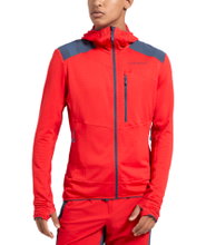 La Sportiva Fleece Jacket Aequilibrium Thermal Hoody (with hood, breathable) red men's