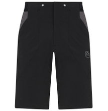 La Sportiva Hiking Shorts Guard Short (elastic waistband with drawstring) short black/carbon grey Men