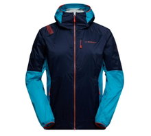 La Sportiva Wanderjacke Across Lite (Isolationsjacke, winddicht, atmungsaktiv) dunkelblau Herren