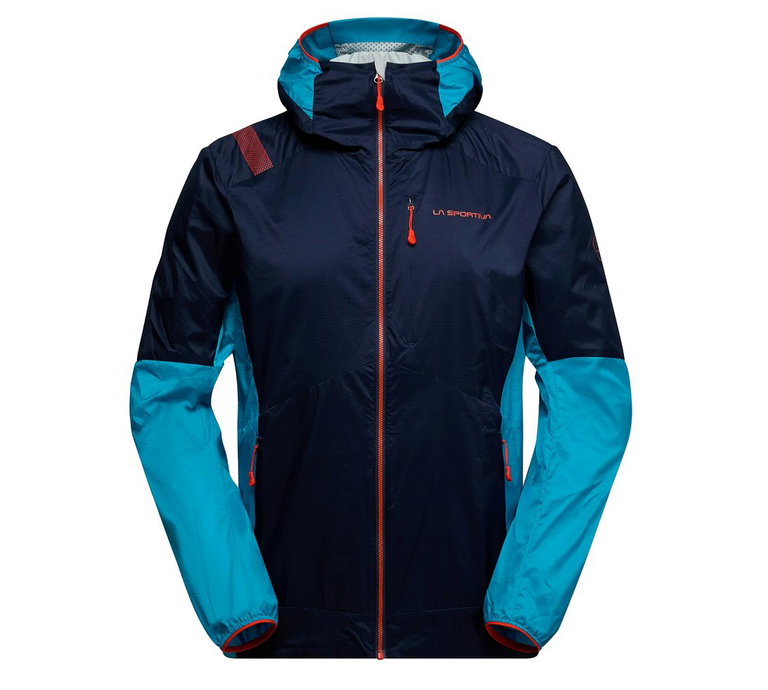 La Sportiva hiking jacket Across Lite (insulated jacket, windproof, breathable) dark blue Men