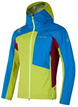 La Sportiva Softshell Jacket Crizzle EVO Shell (odporna na wiatr i wodę, oddychająca) limonkowo/niebieska męska