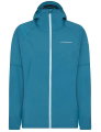La Sportiva Trail-Laufjacke Run (leicht, wasserabweisend, maximale Bewegungsfreiheit) blau Damen