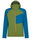 La Sportiva Trail-Laufjacke Run (leicht, wasserabweisend, maximale Bewegungsfreiheit) grün/spaceblau Herren