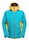 La Sportiva Softshelljacke Discover Shell (winddicht, wasserdicht) tropicblau/gelb Herren