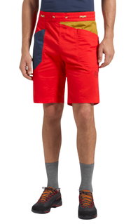 La Sportiva Climbing Hiking Shorts Bolt (optimal freedom of movement) short red men's