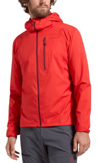 La Sportiva Kletterjacke Wall Breeze Stretch (Bergsteigen, winddicht, leicht) rot Herren