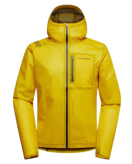 La Sportiva Trail-Laufjacke Ethereal Pro (Hardschell, wasserdicht) gelb Herren
