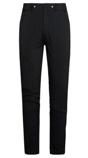 La Sportiva Wanderhose Monument Pant (elastischer Bund mit Kordelzug) lang schwarz/tomatorot Herren