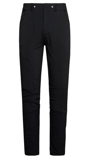 La Sportiva Wanderhose Monument Pant (elastischer Bund mit Kordelzug) lang schwarz/tomatorot Herren
