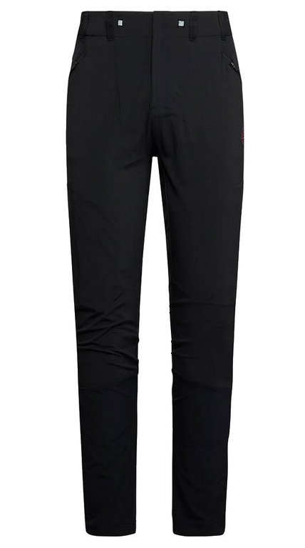 La Sportiva Wanderhose Monument Pant (elastischer Bund mit Kordelzug) lang schwarz/tomatorot Herren