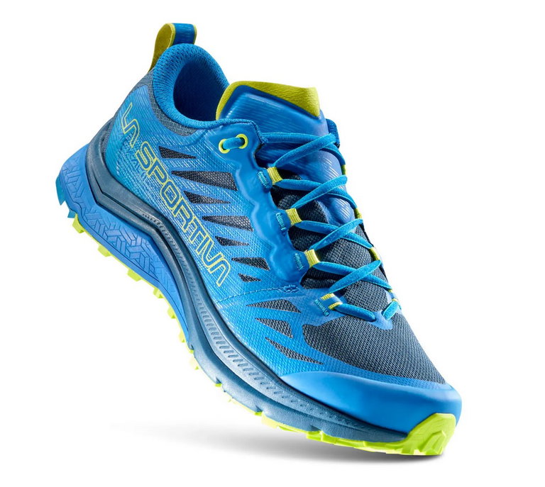 La Sportiva Trail-Laufschuhe Jackal II elektrikblau/lime Herren