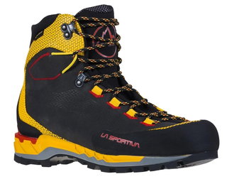 La Sportiva Trekking-Hiking Shoes Trango Tech Leather GTX (Nubuck leather, waterproof) black/yellow Men