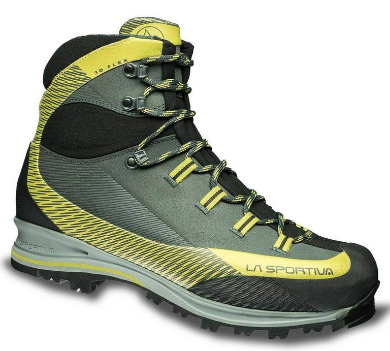 La Sportiva Trekking-Hiking Shoes Trango Trk Leather GTX (Leather, waterproof) carbon grey/green Men