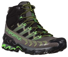 La Sportiva Trail-Laufschuhe Ultra Raptor II Mid GTX (wasserdicht) grau/lime Herren
