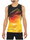 La Sportiva Lauf-Tanktop Slipstream (atmungsaktiv, reflektierende Details) schwarz/gelb/rot Herren