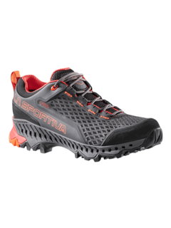 La Sportiva Hiking Shoes Spire GTX (waterproof) carbon grey/tomato ladies