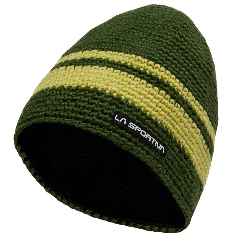 La Sportiva knitted hat (beanie) Zephir dark green/yellow