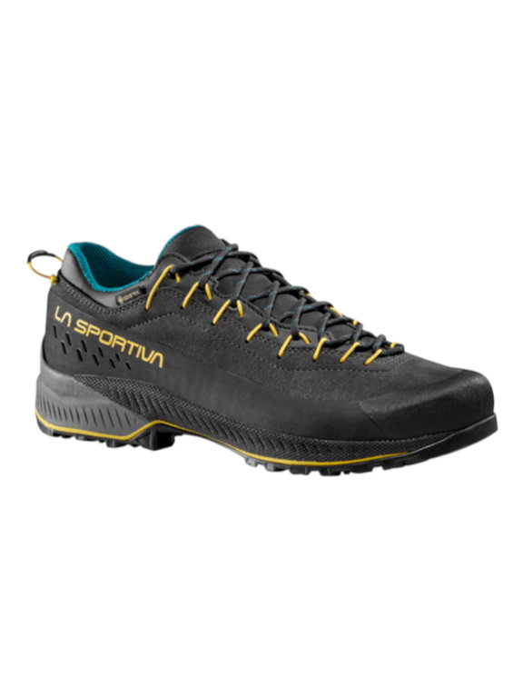 La Sportiva Wanderschuhe TX 4 Evo GTX (Zustieg, Wildleder, wasserdicht) carbongrau/gelb Herren