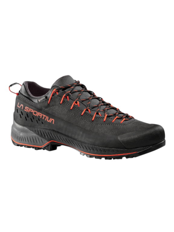 La Sportiva Wanderschuhe TX 4 Evo GTX (Zustieg, Wildleder, wasserdicht) carbongrau/rot Herren