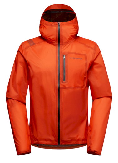 La Sportiva Trail-Laufjacke Ethereal Pro (Hardschell, wasserdicht) rot Herren