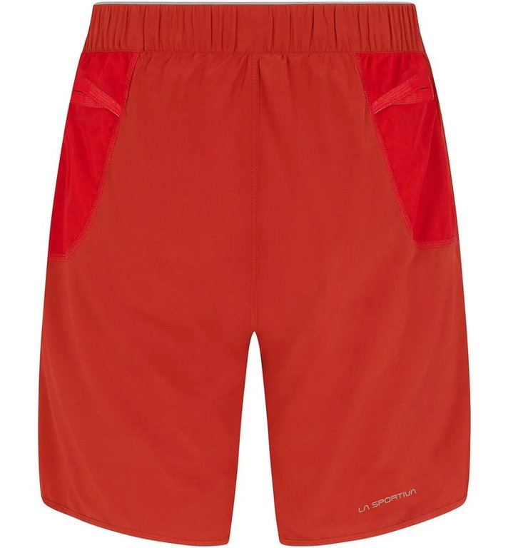 La Sportiva Trail-Laufhose Rider Short (integrierte Innenhos) orange Herren