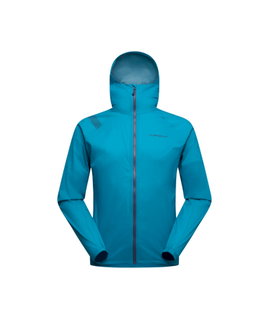 La Sportiva Trail Running Jacket Pocketshell (Hard Shell, waterproof) blue men's