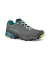 La Sportiva Trail-Laufschuhe Akyra II GTX (wasserdicht, für lange Strecken) 2026 carbongrau/blau Damen