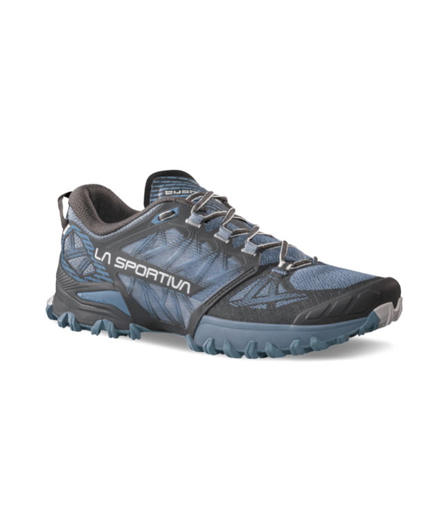 La Sportiva Trail-Laufschuhe Bushido III carbongrau/blau Damen