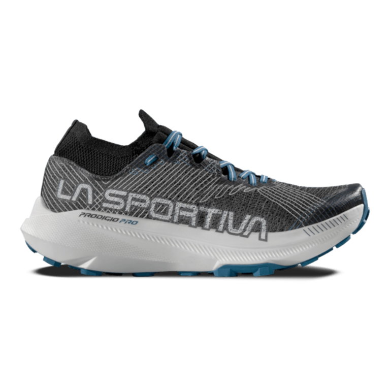 La Sportiva Trail-Laufschuhe Prodigio Pro carbongrau/blau Herren