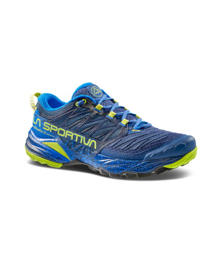 La Sportiva Trail-Laufschuhe Akasha II stormblau/lime Herren