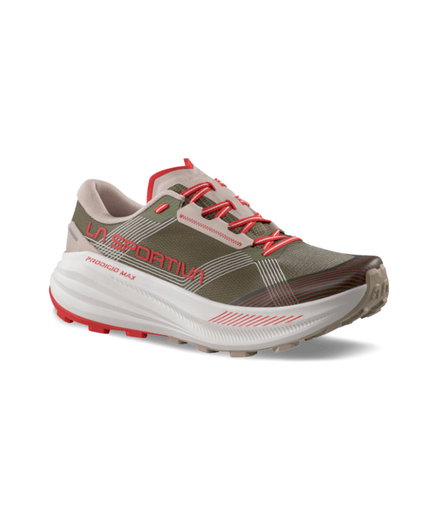 La Sportiva Trail-Laufschuhe Prodigio Max (für lange Strecken) dunkelgrün/rot Herren