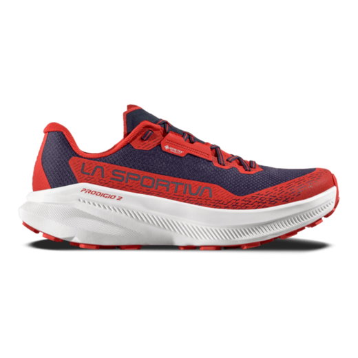 La Sportiva Trail-Laufschuhe Prodigio 2 GTX (wasserdicht) rot/dunkelblau Herren