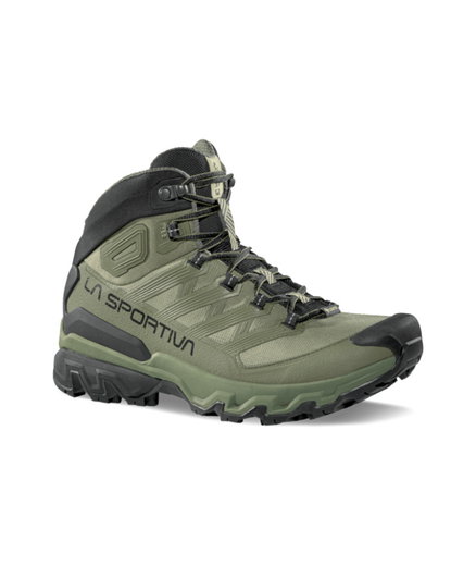 La Sportiva Trekking-Wanderschuhe Ultra Raptor 3 Mid GTX (wasserdicht) dunkelgrün/schwarz Herren