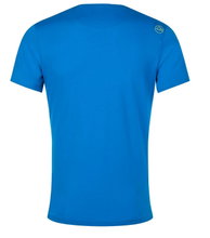 La Sportiva Wander-/Freizeit Tshirt Lakeview (Baumwolle) elektrikblau Herren