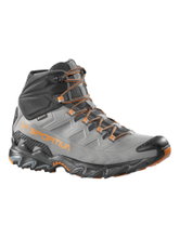 La Sportiva Wanderschuhe Ultra Raptor II Mid Leather GTX (Fast-Hiking, Nubukleder, wasserdicht) grau Herren