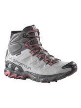 La Sportiva Trail-Laufschuhe Ultra Raptor II Mid Leather GTX (Nubukleder, wasserdicht) grau/schwarz Damen