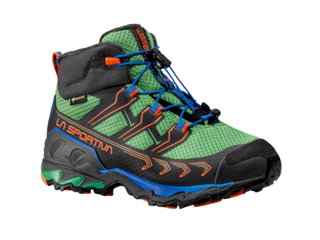 La Sportiva Ultra Raptor II Mid GTX Hiking Shoes (waterproof) green/charcoal grey children