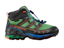 Buty trekkingowe La Sportiva Ultra Raptor II Mid GTX (wodoodporne) zielono-węglowe dziecięce