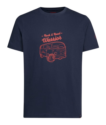 La Sportiva Wander-/Freizeit Tshirt Van (Baumwolle) dunkelblau Herren